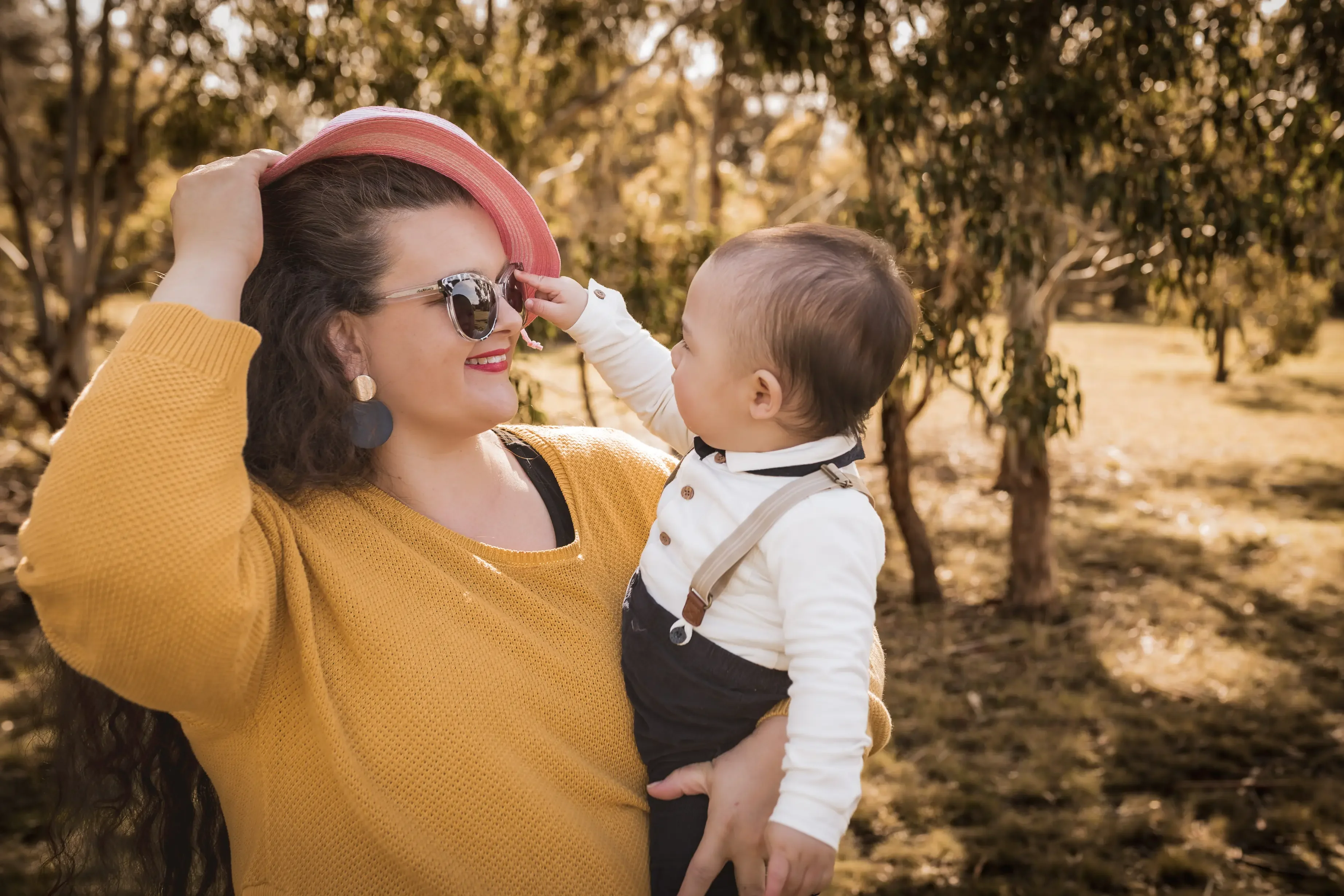 Mother and Baby Outdoor Portrait